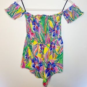 Forever 21 Floral Print Romper